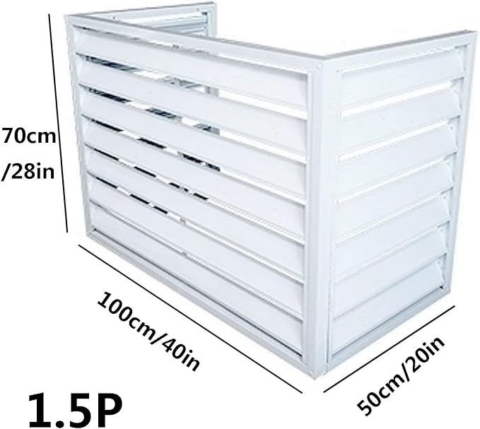Pool pump covers for outside units, outdoor garbage can enclosures, aluminum - Image 2