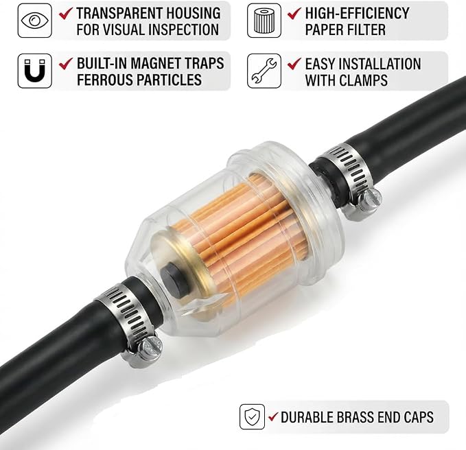 Gas Inline Fuel Filters with magnet - Image 5