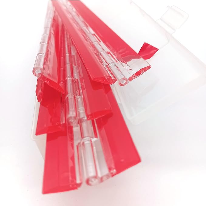 Acryl-Hinges 300mm Transparent Plastic Piano Hinge, 11.8" Self-Adhesive - Image 6
