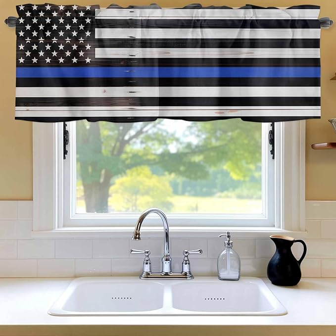 American Flag Valances for Windows, 1 Panel - Image 6
