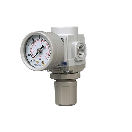 PneumaticPlus SAR200-N02BG Miniature Compressed Air Pressure Regulator 1/4" NPT - Image 3