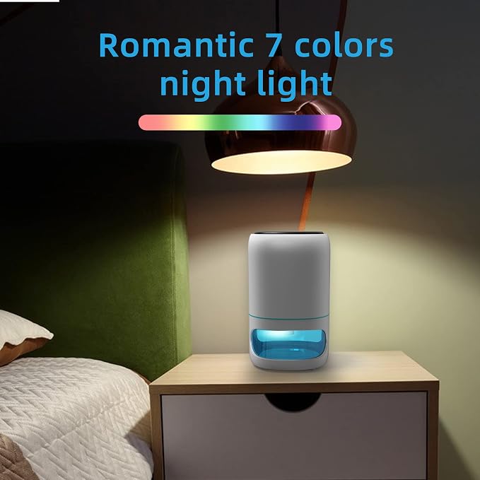 Small Dehumidifiers for Bedroom w/Air Purifying Function, 1000 ml/35 oz for - Image 6
