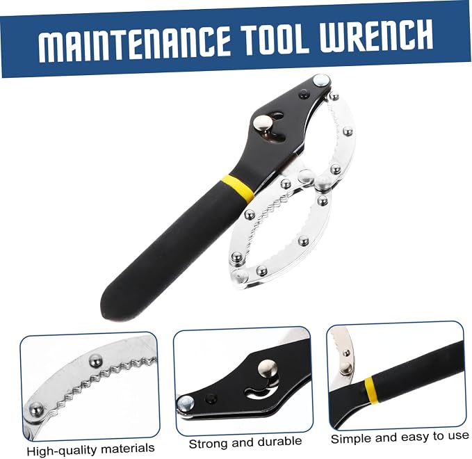 2pcs Adjustable Oil Filter Wrench Tool - Image 9