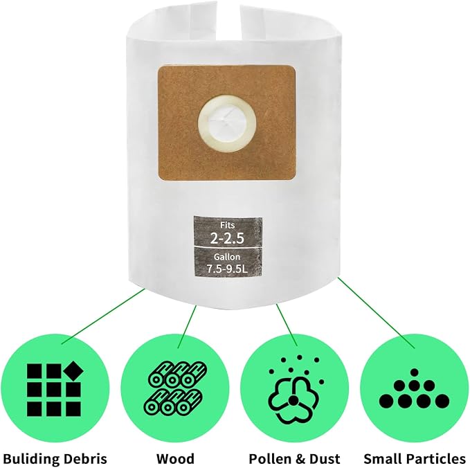 3 PCS Preferential Set 2-2.5 Gallon Vac Bags, Type B 90668 9066800 9066833 - Image 4