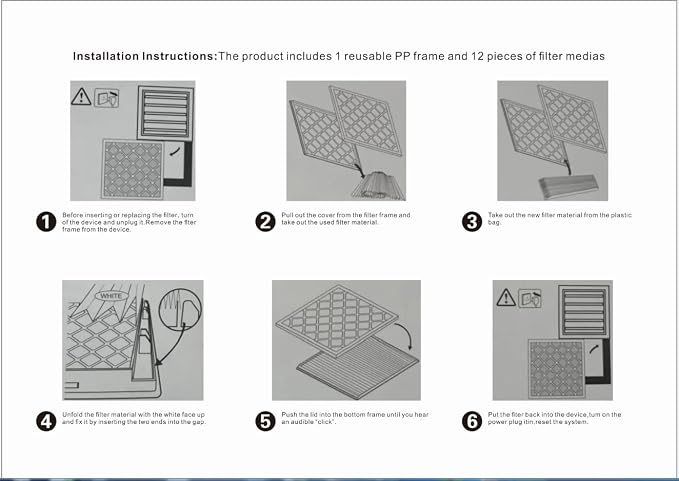 LEKEN 20x20x1 AC Furnace HVAC Filter Reusable Electrostatic Filters MERV 13 - Image 6