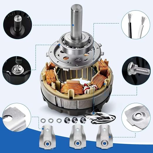 F0510B2944 F0510B2497 Power Vent Attic Fan Motor Compatible - Image 3