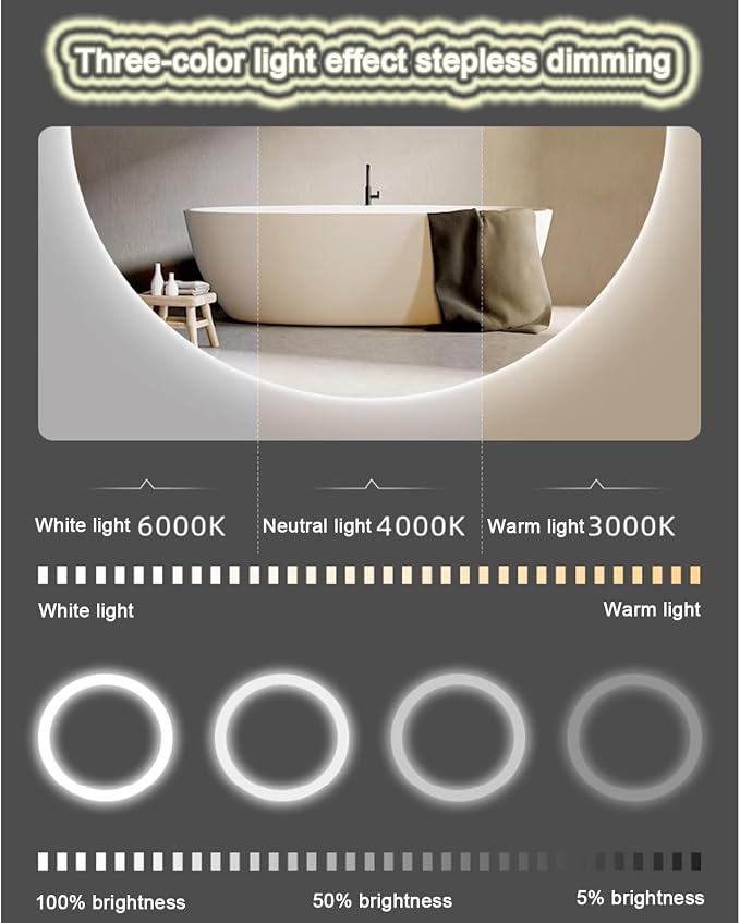 Bathroom Led Mirror ，Bathroom Mirror - Image 4