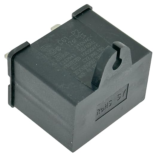 Refrigerator Run Capacitor C61-P2 12uF 210VAC, Replaces WR55X24064, WPW10662129 - Image 4