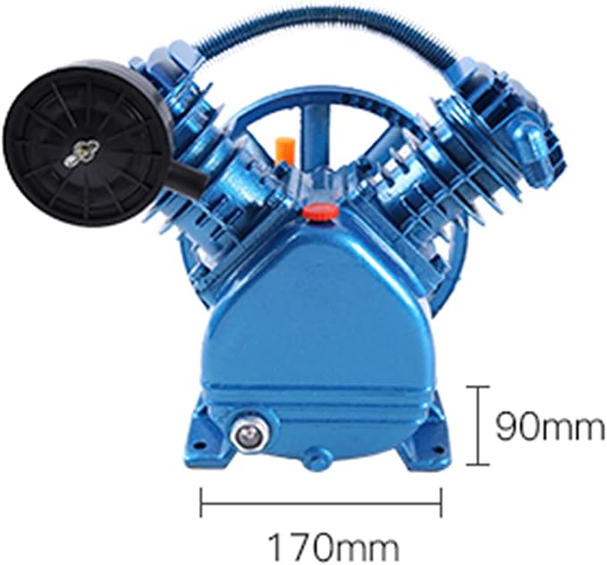 Air Compressor Pump Head 3Hp 175PSI 2-Cylinder Air Compressor Pump Pneumatic - Image 2