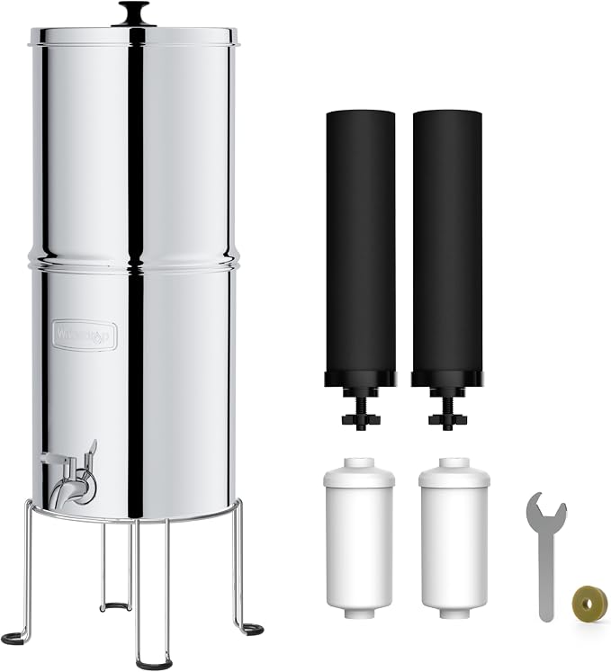 Waterdrop Gravity-fed Water Filter System, NSF/ANSI 42&372 Standard, by Waterdrop
