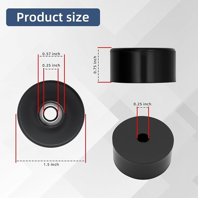 4PCS 192310GS Air Compressor Rubber Feet Anti Vibration Foot Mount Pads - Image 2