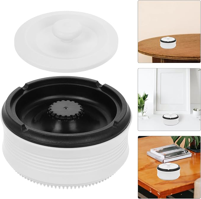 ARTIBETTER Smart Ashtray for Home and Office, Ivory White Rechargeable Auto Ash - Image 8