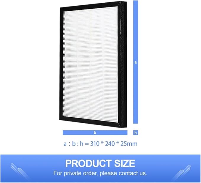 Custom Made 310 * 240 * 25mm H12 Hepa Filter，Compatible - Image 3