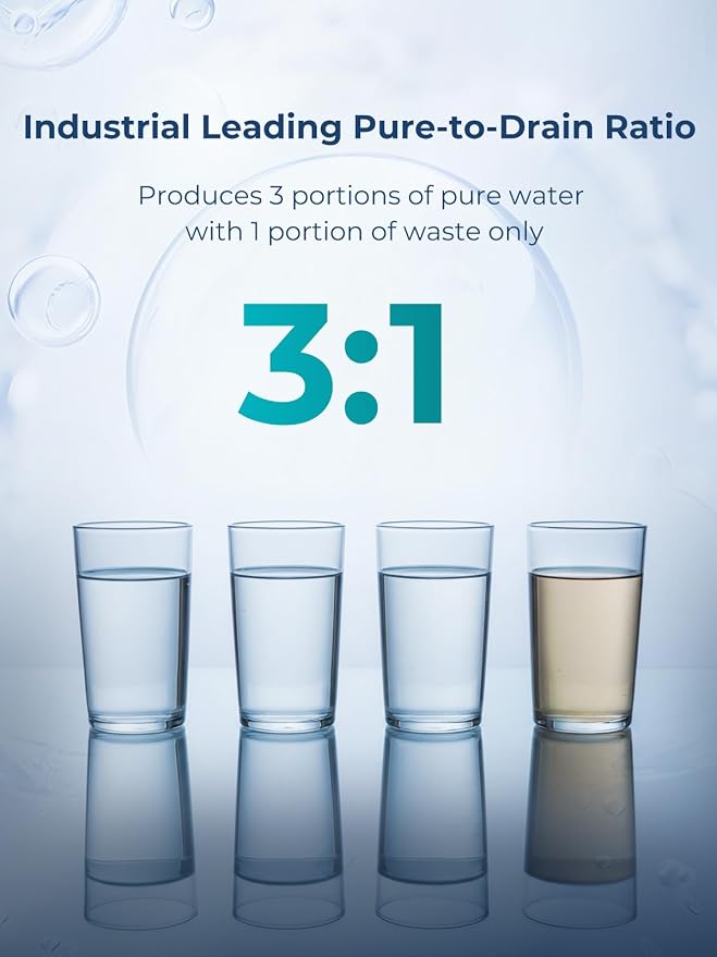 VIOMI® RO Water Filtration System, TDS PFOS&PFOA Reduction, 9 Stage Reverse - Image 3
