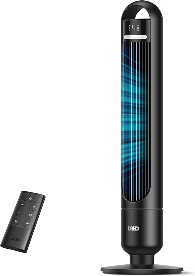 DREO Tower Fan for Bedroom, 90° Oscillating Standing Fans for Room by Unknown