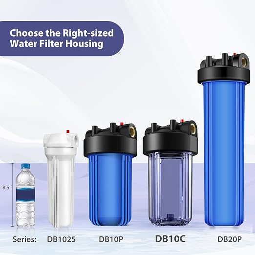 SimPure Whole House Water Big Filter Housing, Sediment Water Filter System - Image 7
