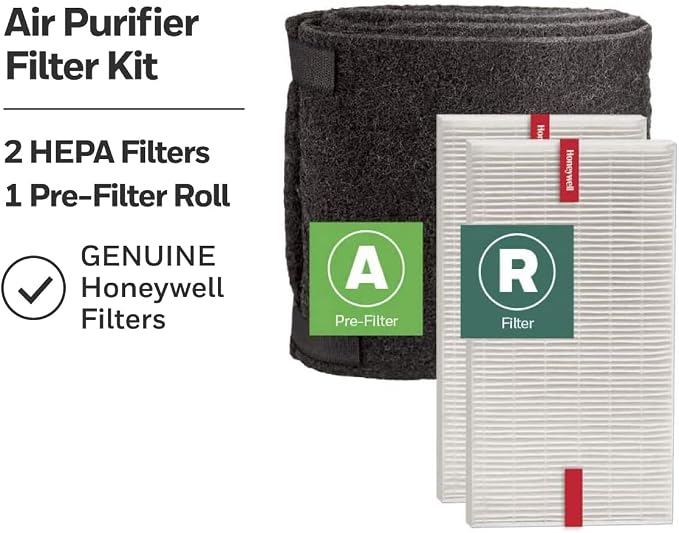 Honeywell HEPA Air Purifier Filter Value Kit – Includes 2 R HEPA Filters and 1 - Image 2