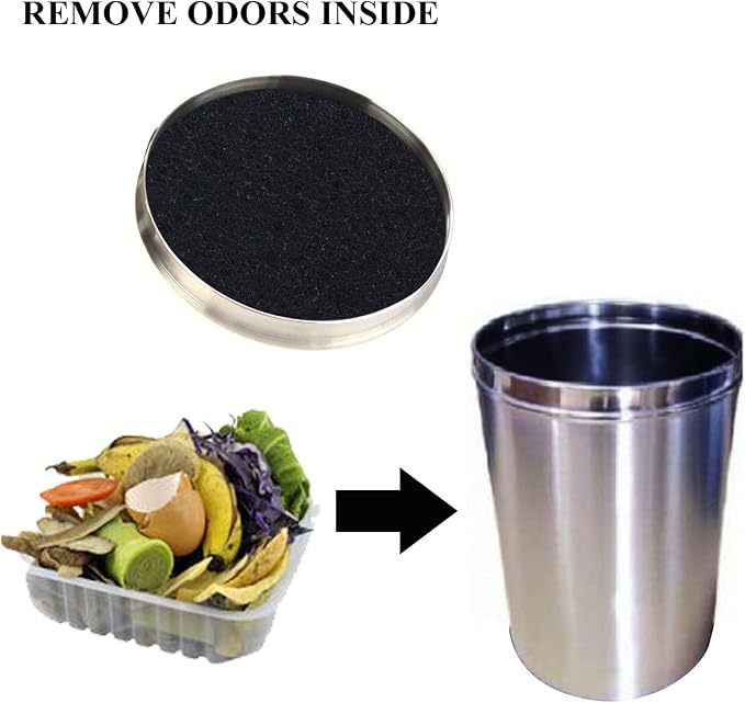 7.25inch Kitchen Compost Bin Charcoal Filter Replacements, Compost Pail - Image 7