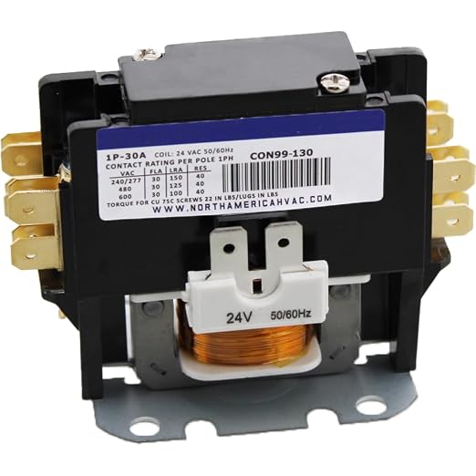 3100-15Q228 - ClimaTek Single Pole Condenser Contactor Directly Replaces Tyco by ClimaTek