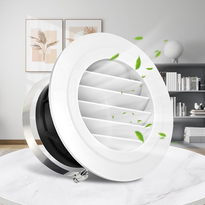 Soffit Vents 6 Inch, Round Exhaust Air Vent Cover by Unknown