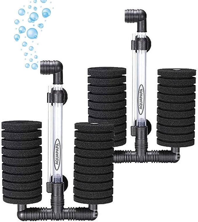Aquarium Bio Sponge Filter 2 PCS by Aquapapa