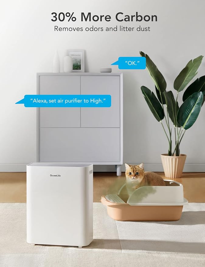 GoveeLife Smart Air Purifiers for Home Large Room, Air Purifiers for Pets - Image 4