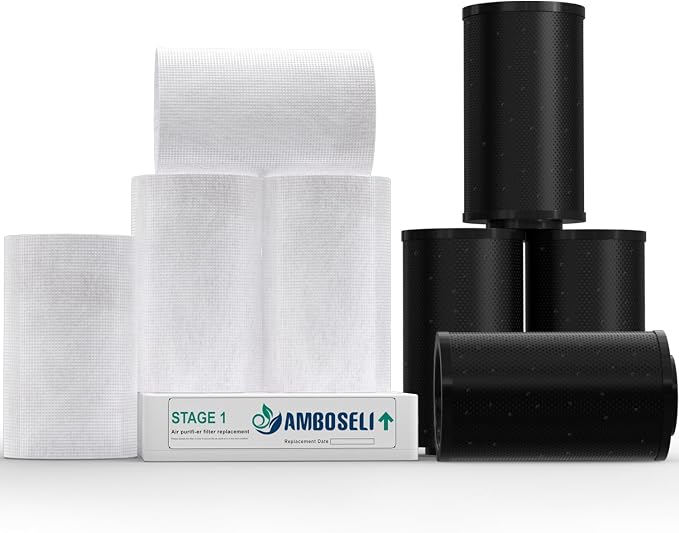 9 Pack Air filte-r Replacement Bundle Compatible by Amboseli