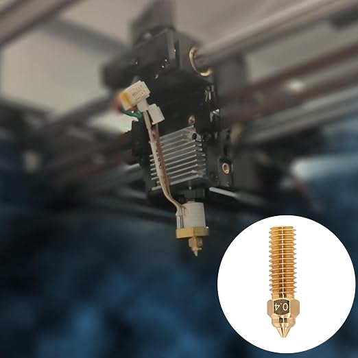 8Pcs K1 Nozzles 0.4mm, Brass High-Speed 3D Printer Nozzles Compatible - Image 4