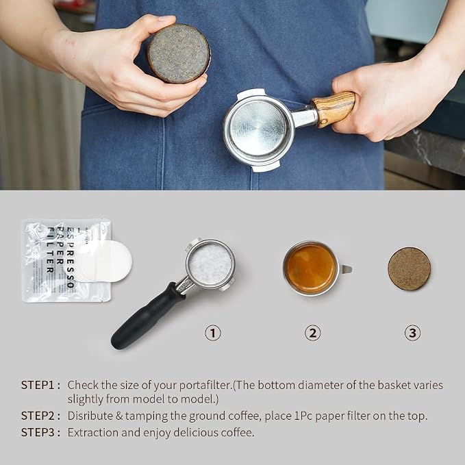 watchget 53mm Espresso Paper Filters - Image 2