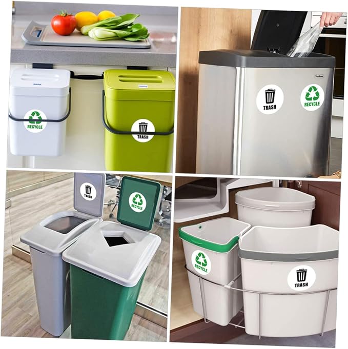 Bin Labels of Garbage Can Decals Material Reminding Stickers - Image 5