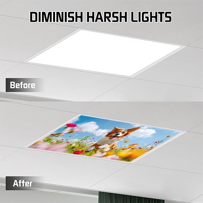 2PCS Cute Dog Magnetic Fluorescent Light Covers - Image 4