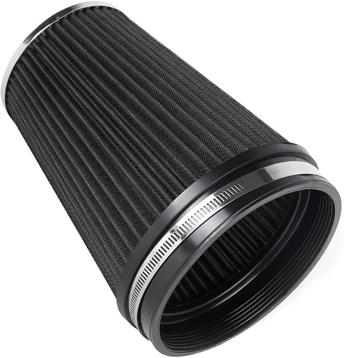 MUGE RACING 6" 152 mm High Flow Inlet Air Filter, Air Intake Cone Filter by MUGERACING