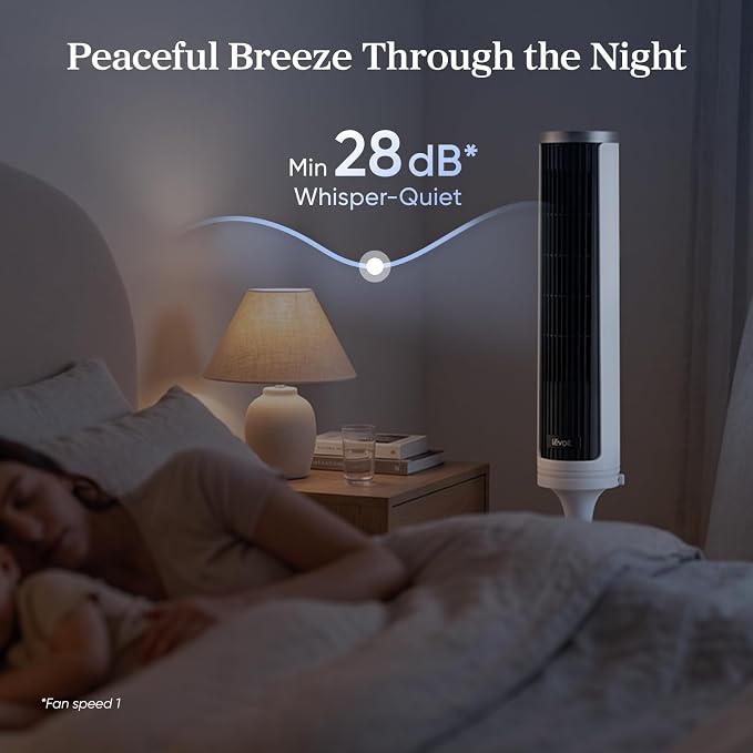 LEVOIT Tower Fan for Bedroom, Standing Fan - Image 6