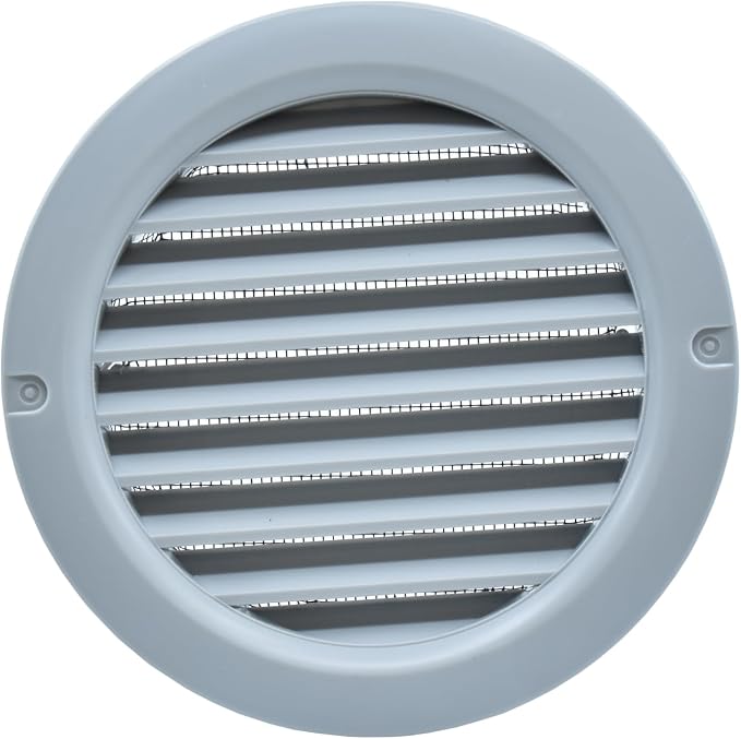 VENTS-US - 4" Round Light Grey Plastic Vent Cover - Image 3