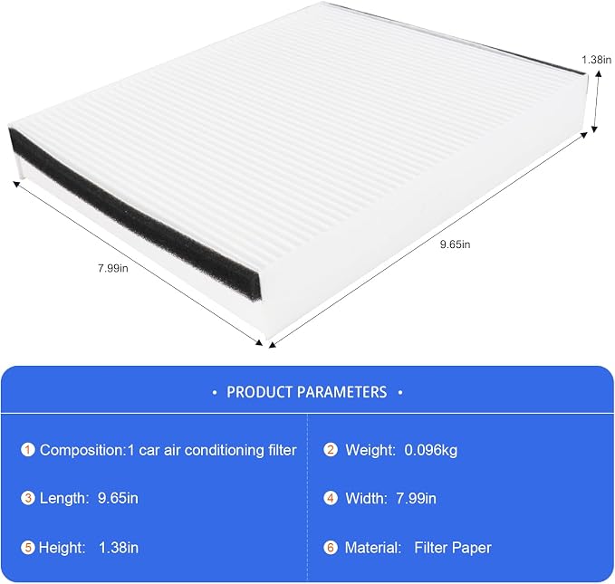 Premium Cabin Air Filter Fits Ford Escape 2013-2020, Focus 2012-2018, Transit - Image 5