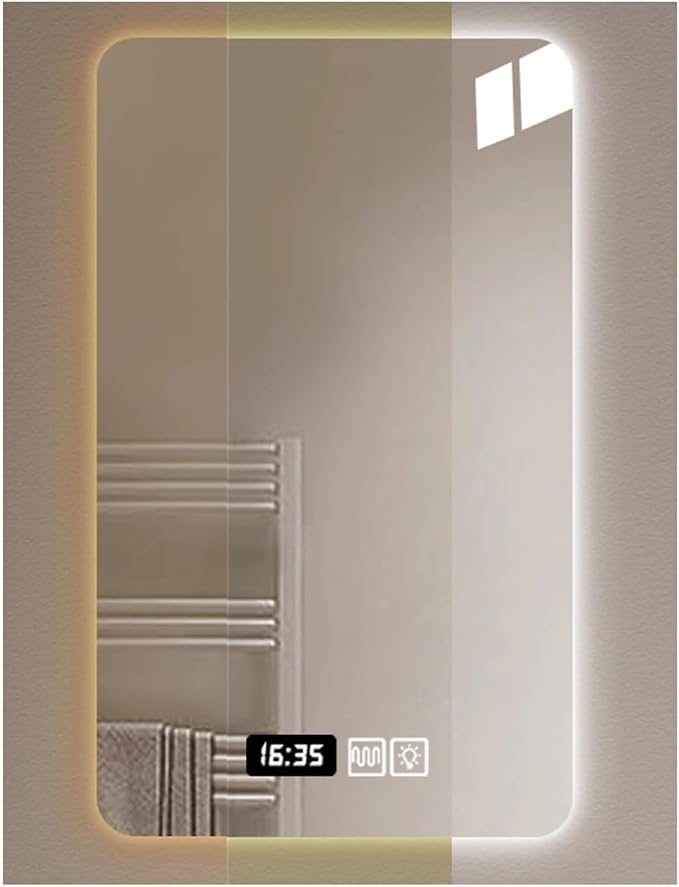 Bathroom Mirror with LED Lights，Bathroom Led Mirror ，Backlit Bathroom Mirror by ZXCASDF