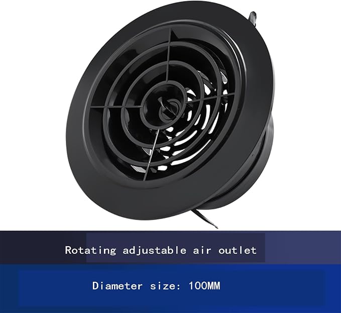 ABS Round Fresh Air Outlet, High-Efficiency Fresh Air System Accessories - Image 2