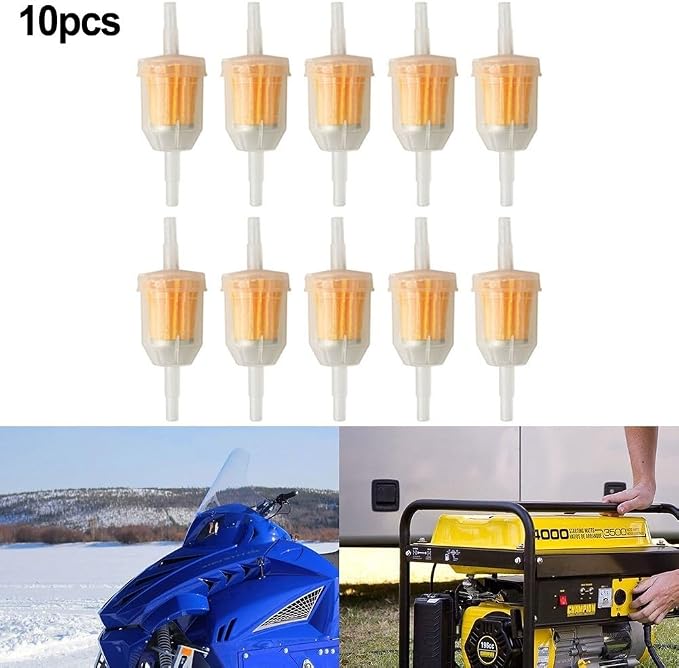 Inline Plastic Fuel Filters Set 10 Pieces - Image 5