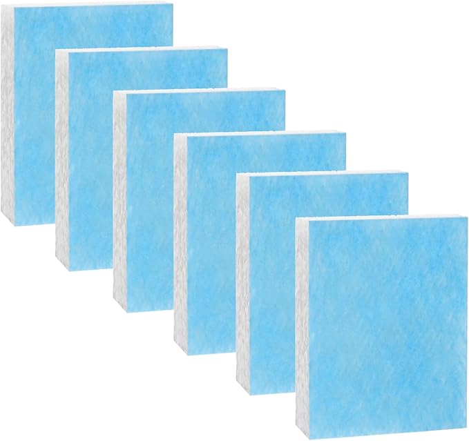 6 Pack Blue HFT600 Humidifier Wick Filter, by Henmfely
