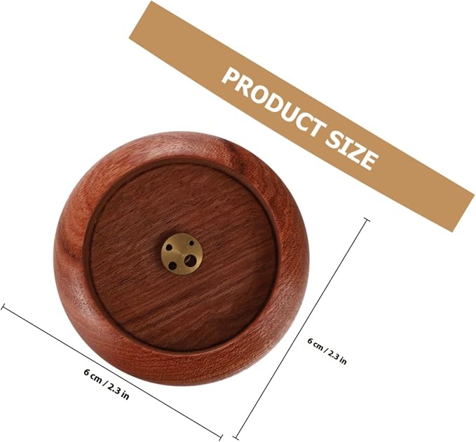 Solid Wood Incense Burner Decorative Tray - Image 2