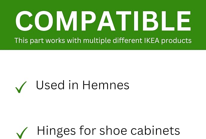 Spare Hardware Parts HEMNES Shoe Cabinet Hinge - Image 6
