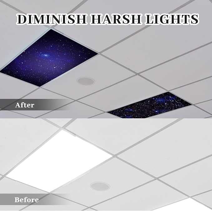 ROCEEI Pack of 4 Fluorescent Light Covers - Image 3