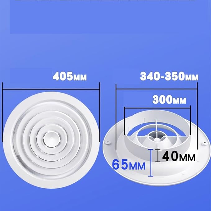 High-Efficiency and Energy-Saving ABS Exhaust System, Circular Air Outlet - Image 2