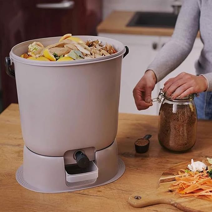 Indoor Compost Bins Compost Bucket Indoor Bokashi Composting System - Image 3