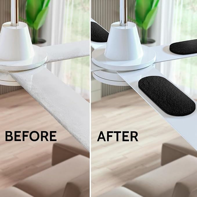 Ceiling Fan Filters for Blades 5-Pack Set Air Filters - Image 8