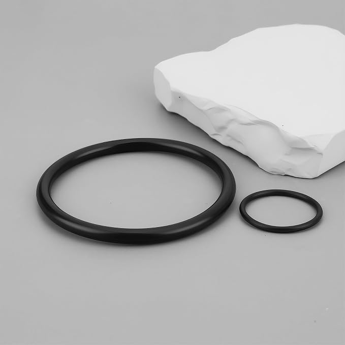 4X Black Oil Filter Seals 70x60x5mm 28x24x2mm Compatible - Image 5