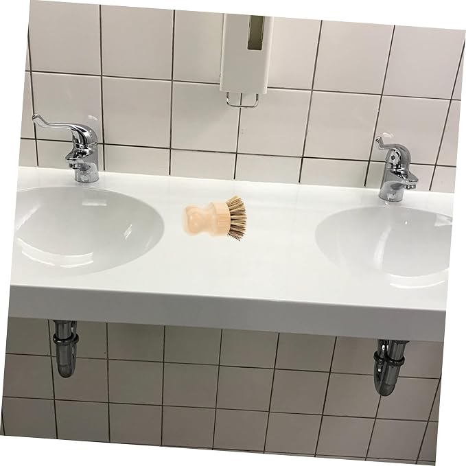 Dish Brush Handle Potato Scrubber Brush Sturdy Bristles - Image 2