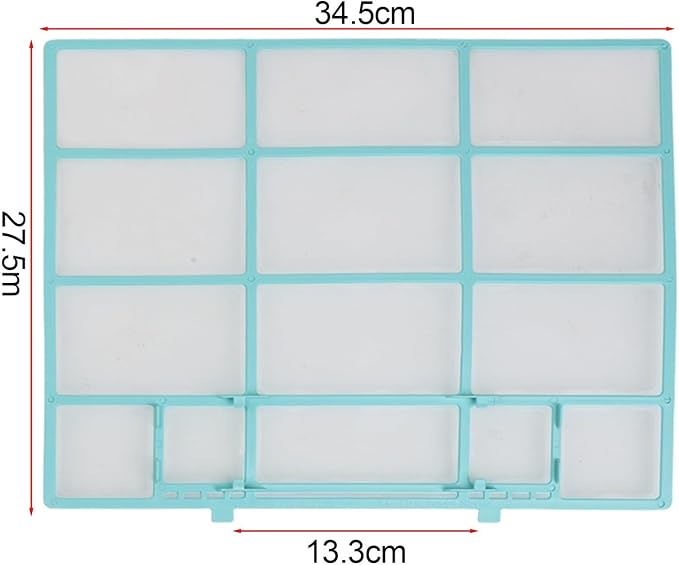 2pcs Indoor Hanging Air Conditioner Filter Accessories, Plastic Air Outlet Dust - Image 6