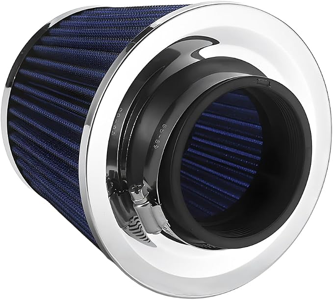 Clamp-On Car Air Intake Filter, 3 In/3.5 In/4 In Three Size High-Flow Washable - Image 6