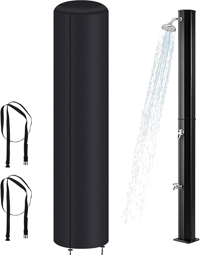 Yiju Outdoor Solar Shower Season Protection 25.98x87.01inch Waterproof for 10.6 Gallon Camping